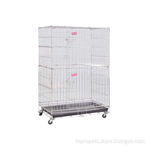 sainless steel cat cage